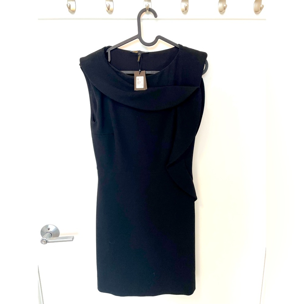 Maje black mini dress size 2